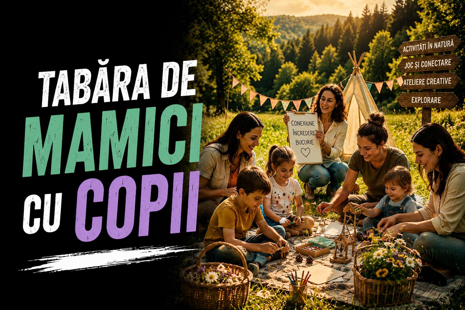 TABARA DE MAMICI CU COPII